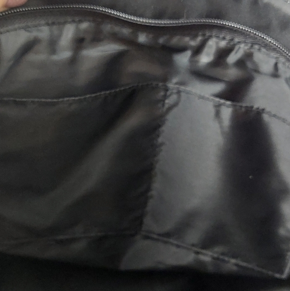 The Bradford Exchange Totes with Tude Quilted Black Purple Wine Glasses Tote Bag - Picture 10 of 16